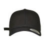 6-Panel Curved Metal Snap - Black - One Size